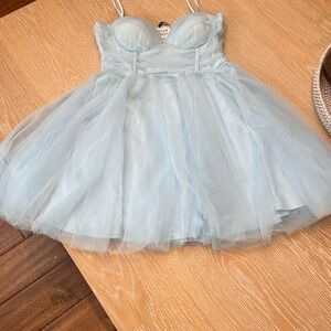 Light Blue Tulle Dress